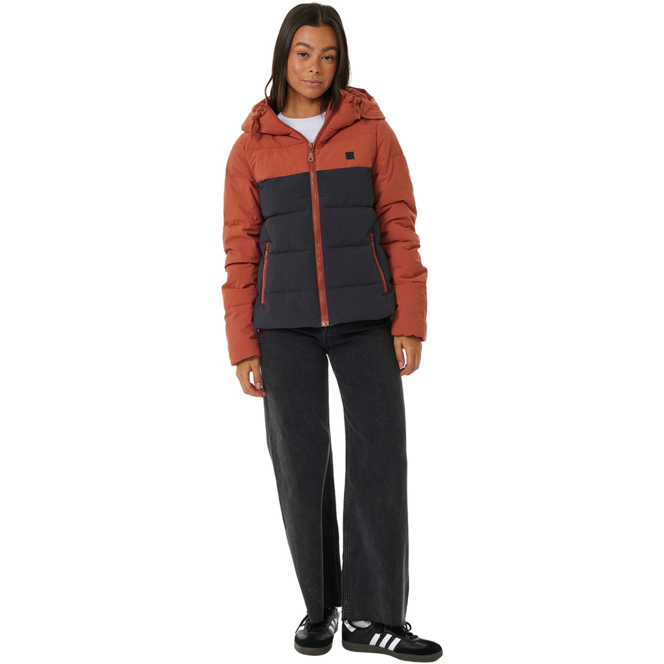 Rip Curl Womens Anti Series Jakke Med Kontrast 02HWJA - Rust